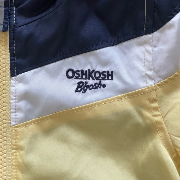 Oshkosh Boys’ Yellow/Navy Blue Jacket. Size 18 Months. Used. - Picture 4 of 7